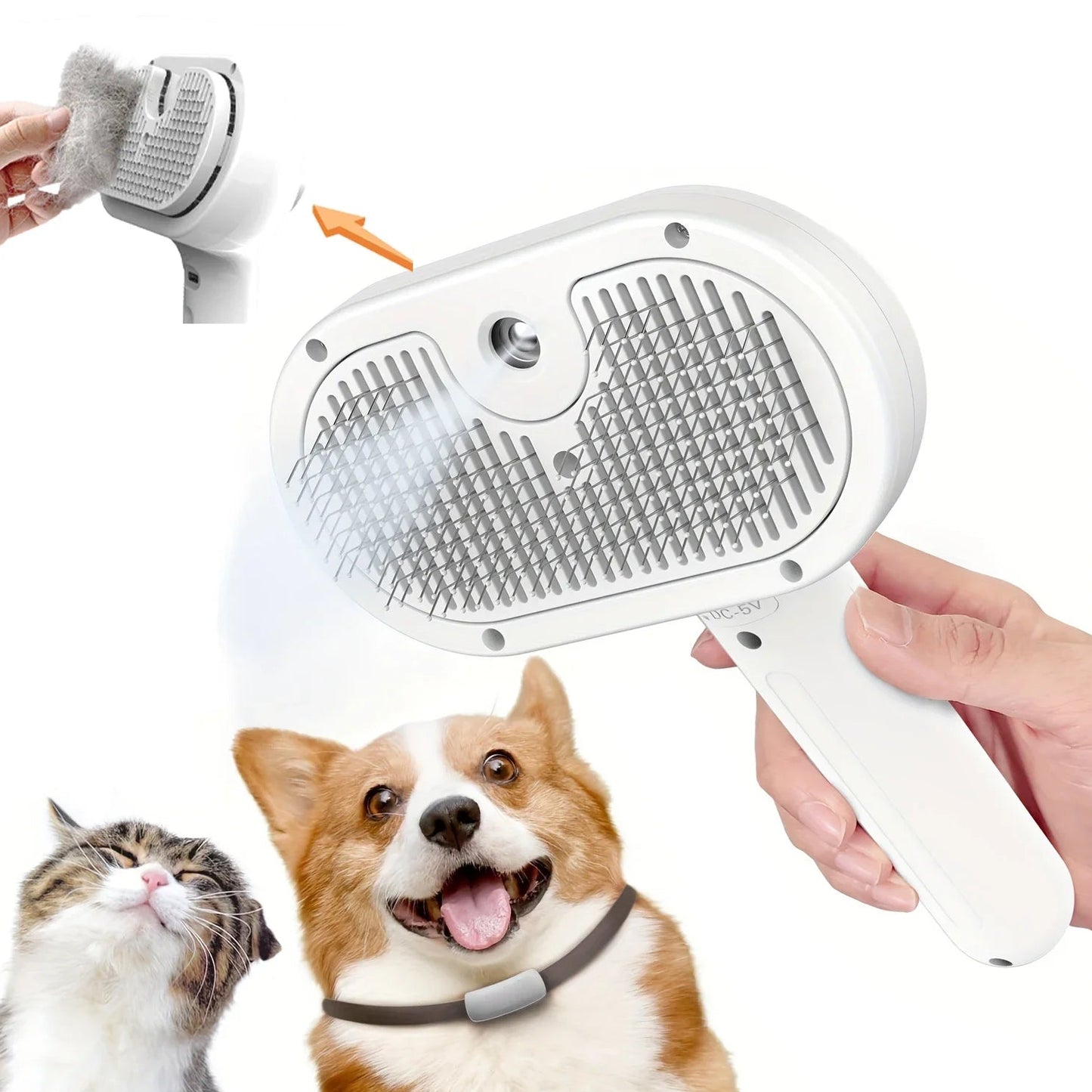 GroomMate 3-in-1 Pet Brush