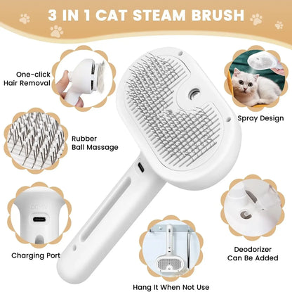 GroomMate 3-in-1 Pet Brush